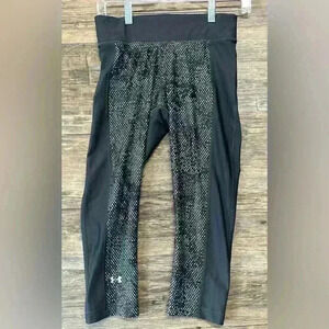 Under Armour Black & White Leggings Women’s Medium